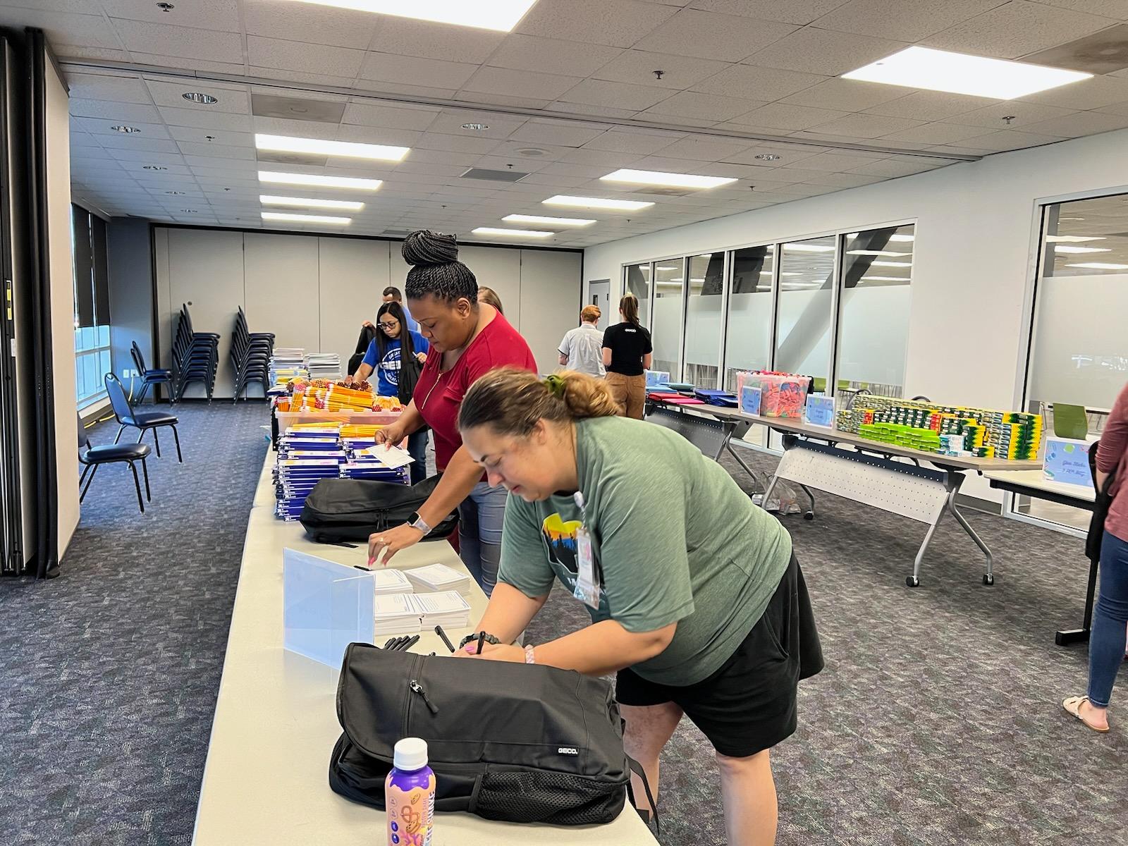 GEICO gives back by providing 450 filled backpacks to local elementary ...